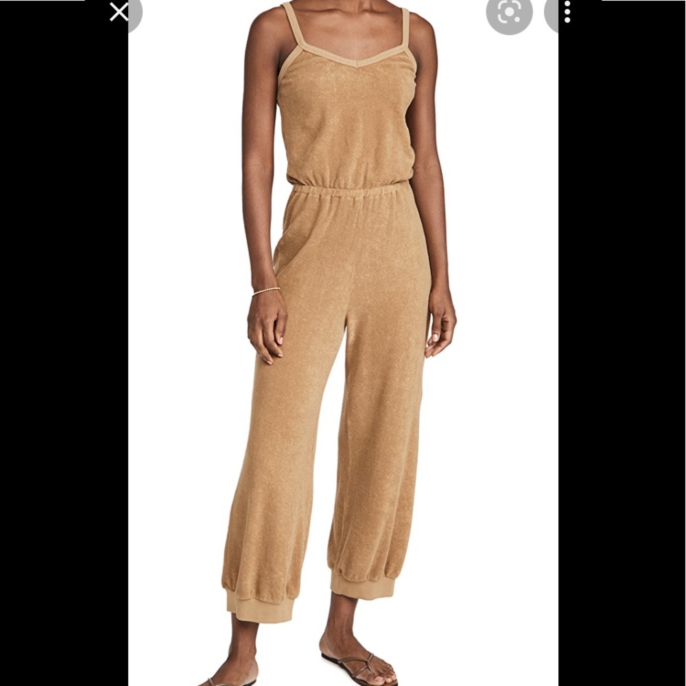 Suzie Kondi Giorgi Tank Jumpsuit in Beach Terry